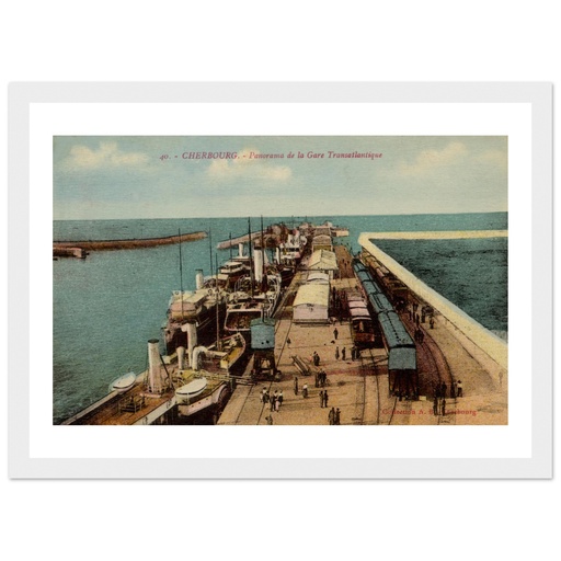 Cherbourg-en-Cotentin - Panorma de la gare Transatlantique
