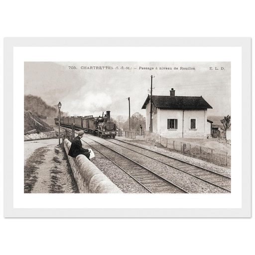 Chartrettes (S-et-M) - Passage a niveau de Rouillon