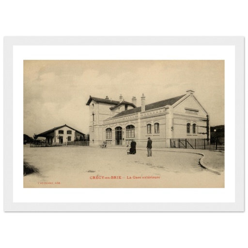 Crécy-en-Brie - La Gare extérieure