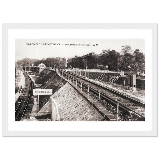 Porchefontaine - Vue générale de la gare