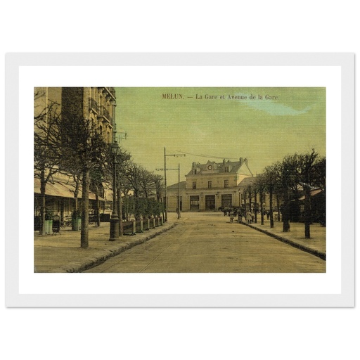 Melun - La Gare et Avenue de la Gare