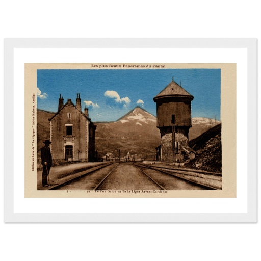 Le Puy Griou - Cantal - Auvergne - France   La Gare Avant Capdnenac