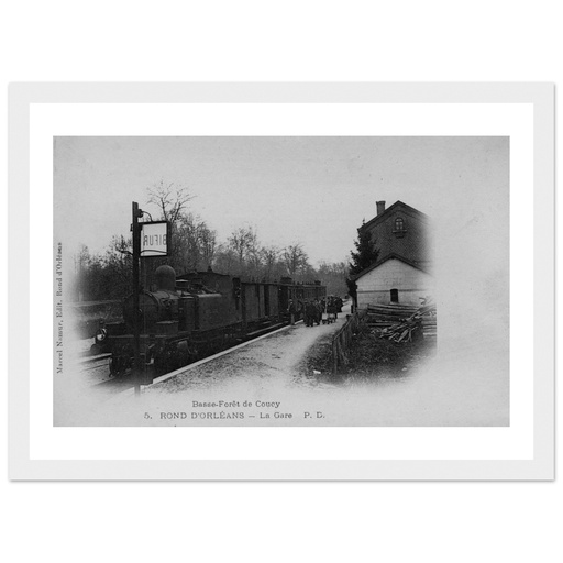 Ronds d'Orleans - Aisne - Picardie - France La Gare Basse foret de Coucy