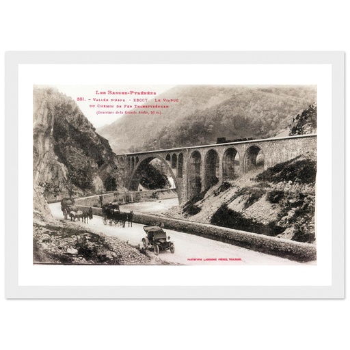 Les Basses Pyrenees - Vallee d'Aspe -Le Viaduc du chemin de fer transpyreneens