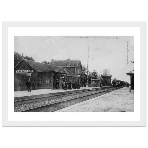 GRANDVILLIERS - Vue interieure de la Gare