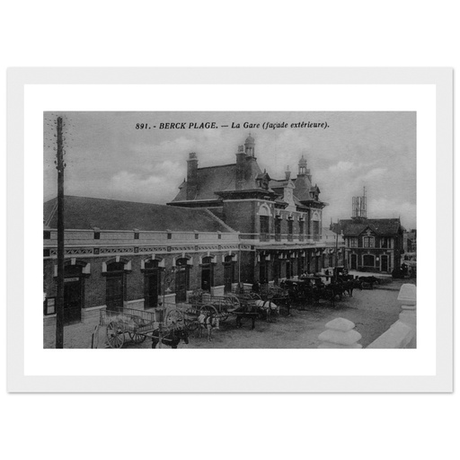 Berck - Plage La gare (facade exterieure)