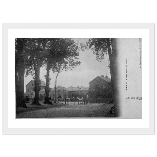 Noyon - La Gare prise du cours