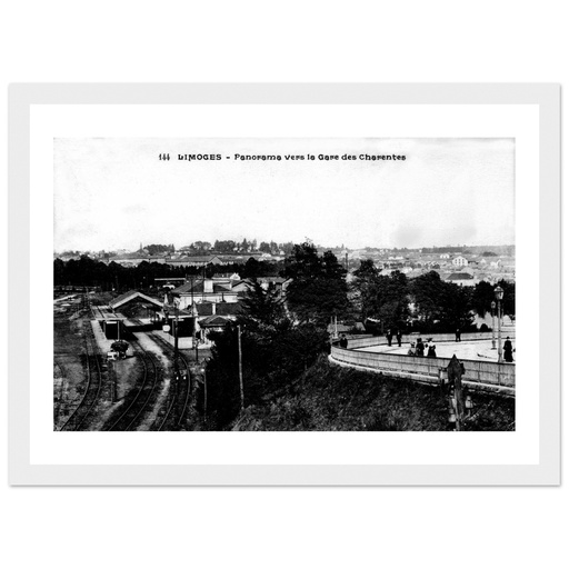 Limoges - Panorama vers la gare de Charentes