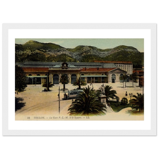 Toulon - Var - La Gare PLM et le Square