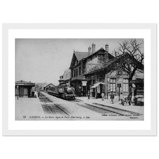 Lisieux - la gare - Ligne de Paris Cherbourg