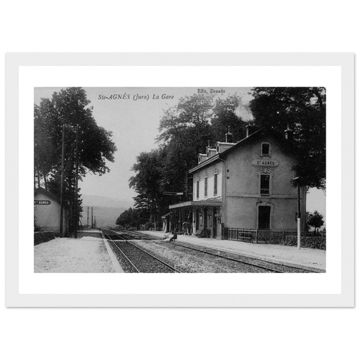 Sainte-Agnes - La Gare