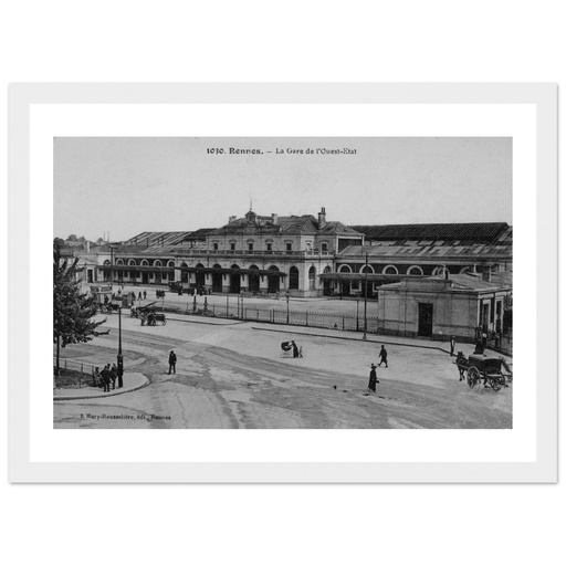 Rennes - Haute Marne - Champagne Ardenne - France    La Gare de L'ouest Etat