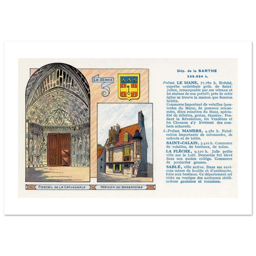Sarthe - departement, intitule