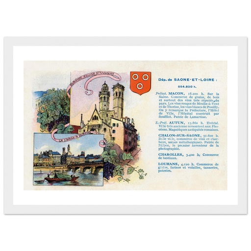 Departement - Saone et Loire - Intitule