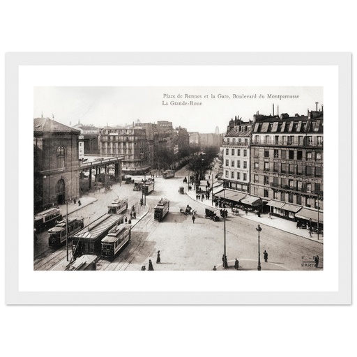 Place de rennes, Boulevard du montparnasse - grande roue