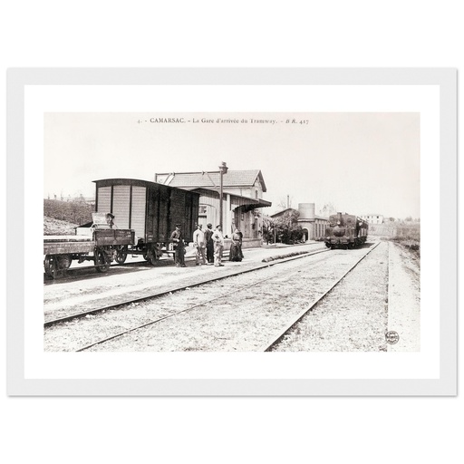 Camarsac - la gare d'arrivee du tramway