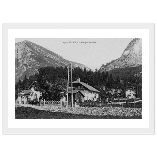 La Balme - La gare et la Gorge D'Arraches