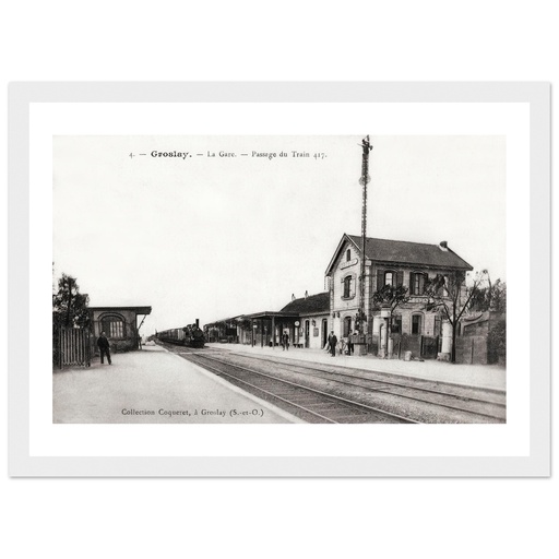 Groslay - La Gare - passage du Train