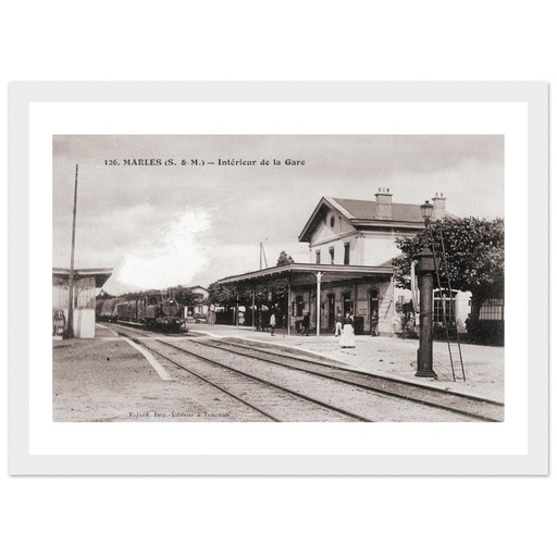Marles (S-et-M) - Interieur de la Gare