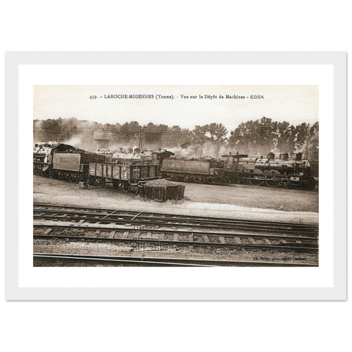 Laroche-Migennes - Vue sur un depot de machines
