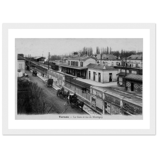 Vernon - La Gare et Rue Montigny
