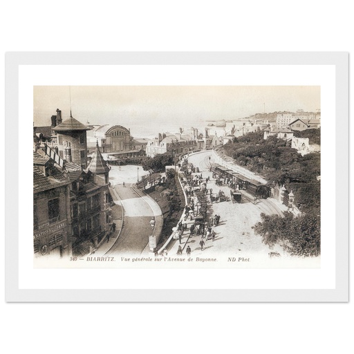 Biarritz - Vue générale sur l'avenue de Bayonne