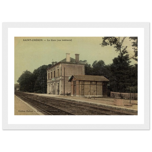 Saint-Cheron - La Gare (vue interieure)