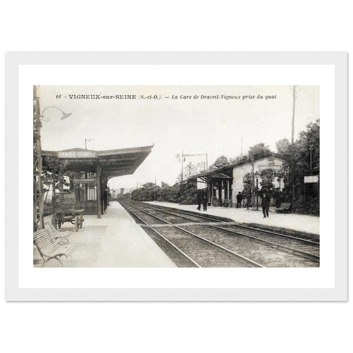 Vigneux-sur-Seine - La Gare de Dravel-Vigneux prise du quai