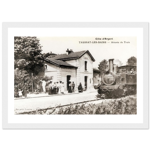 cote d'argent - Taussat les Bains - Attente du train