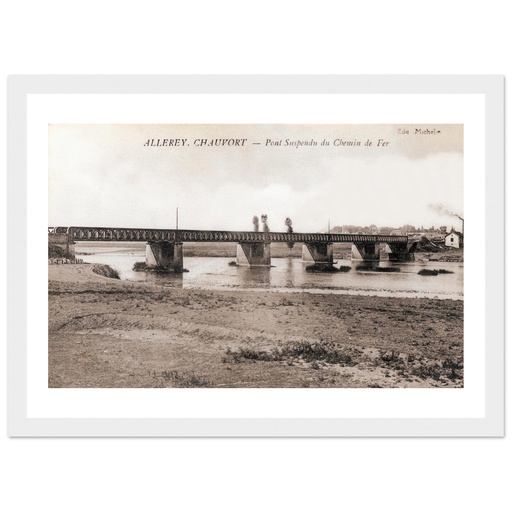 Allerey - Chauvort - Pont suspendu du chemin de fer