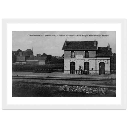 Forges-les-Eaux - Station Thermale - la gare