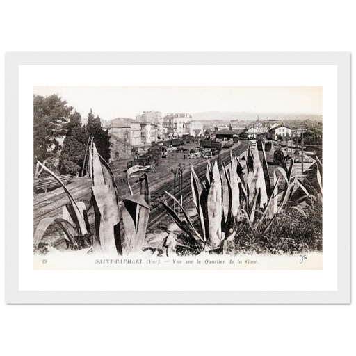 Saint-Raphaël - Vue sur le quartier de la gare