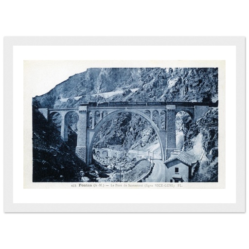 Fontan - Le Pont de Scarassoai (Ligne Nice-Coni)