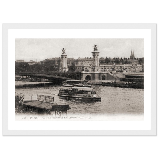 gare des Invalides et Pont Alexandre III