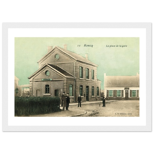 Roncq - La place de la Gare