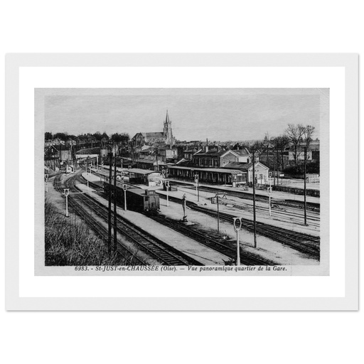 Saint-Just-en-Chaussée - Vue Panoramique quartier de la Gare