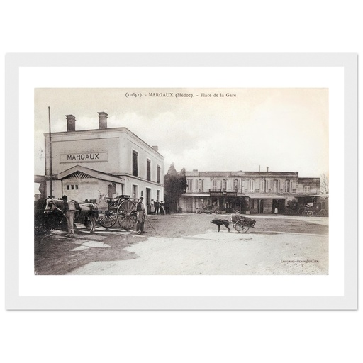 Margaux (Médoc) - Place de la Gare