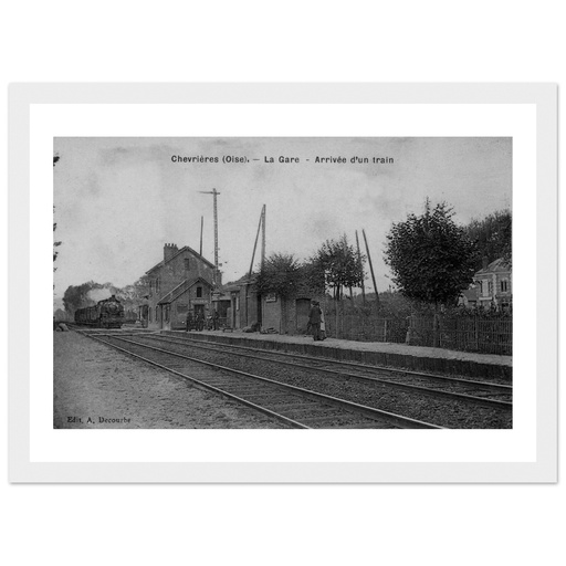 La gare_Arrivee d un train