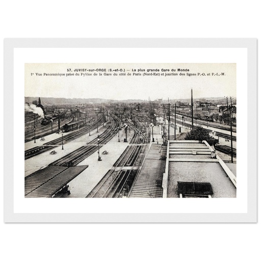 Juvisy-sur-Orge - La plus grande gare du monde - Vue panoramique