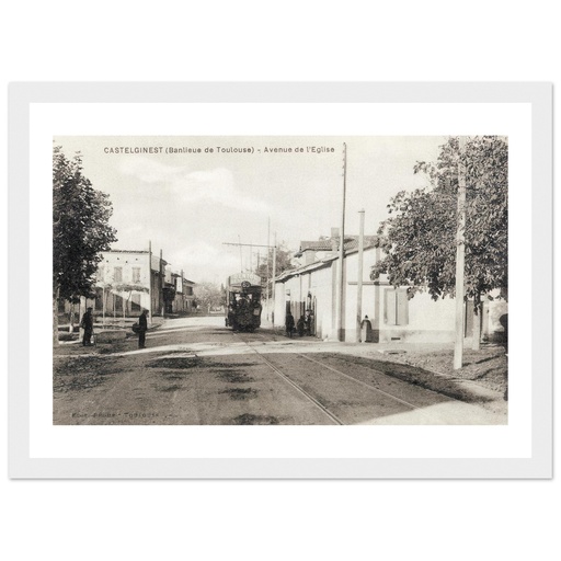 Castelginest (banlieue de Toulouse) - Avenue de l'Eglise