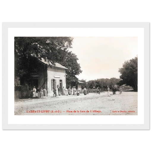 L'Abbaye-Livry (S-et-O) - Place de la Gare de l'Abbaye