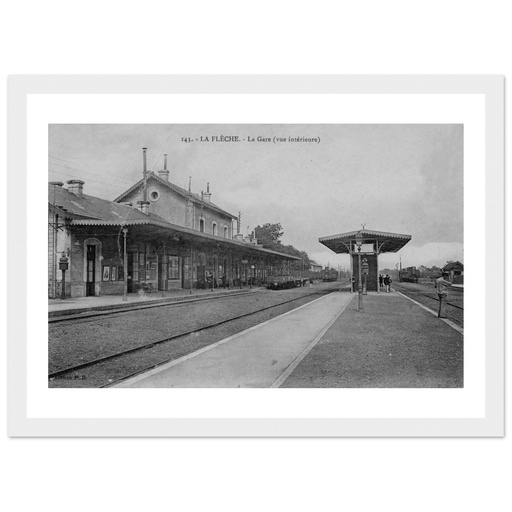 La Flèche - La gare vue intérieure