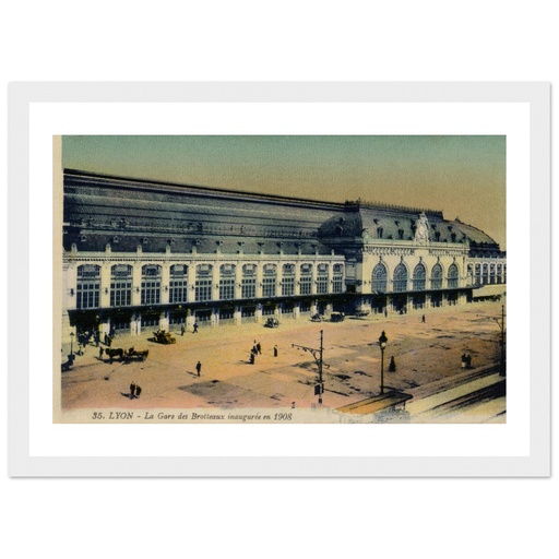 la Gare des Brotteaux Innaugure en 1908