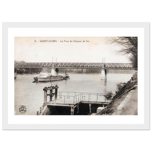 Saint Ouen -Le Pont du Chemin de Fer