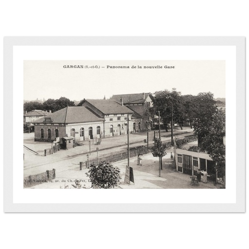 Gargan (S et O)- Panorama de la nouvelle Gare, Livry Gargan