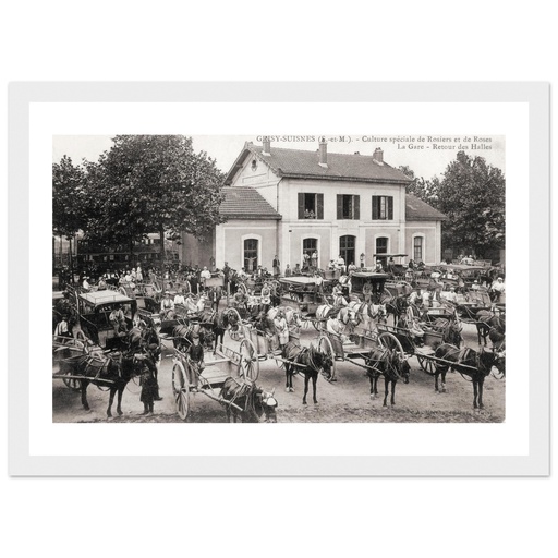 Grisy-Suisnes - Culture speciale de Rosiers et de Roses- La Gare