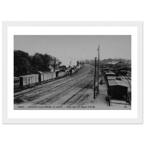 Juvisy-sur-Orge (S et O) - Vue sur la Ligne PLM