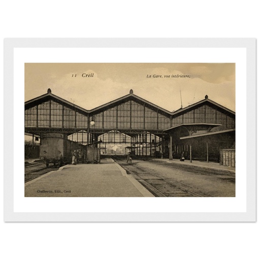 Creil - La Gare vue interiuere