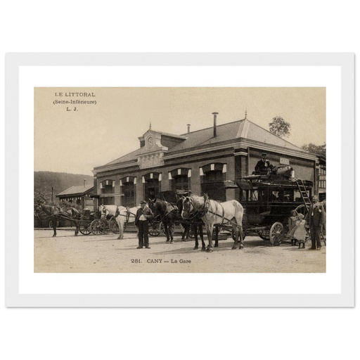 Cany - La Gare - La Seine Inférieure