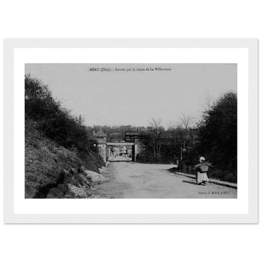 Méru - Entree par la route de la Villeneuve